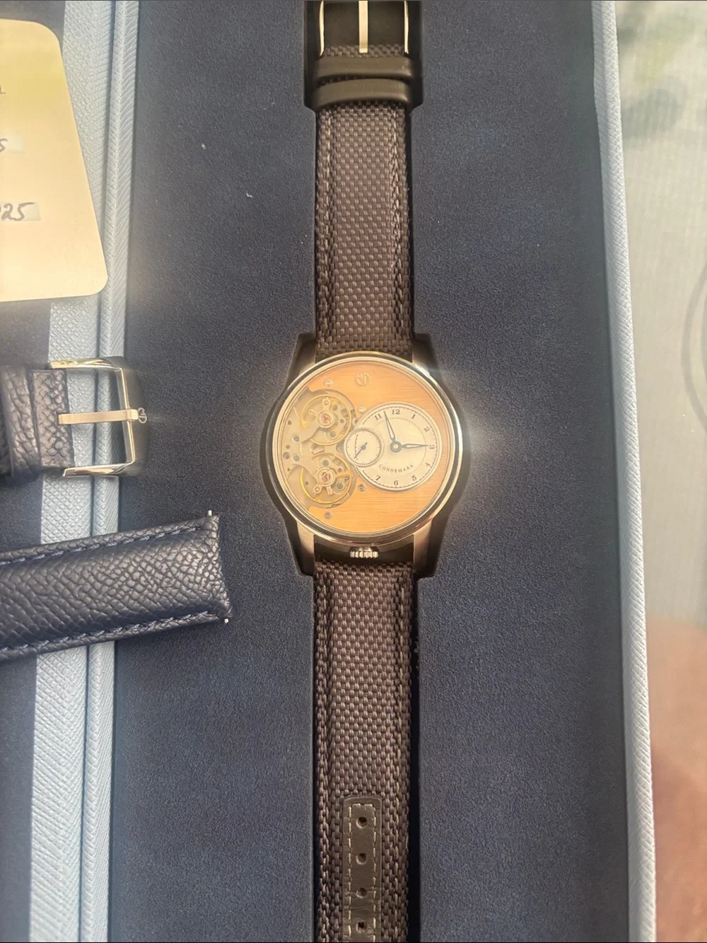 MD Watches “Connemara” Like New, in box with papers